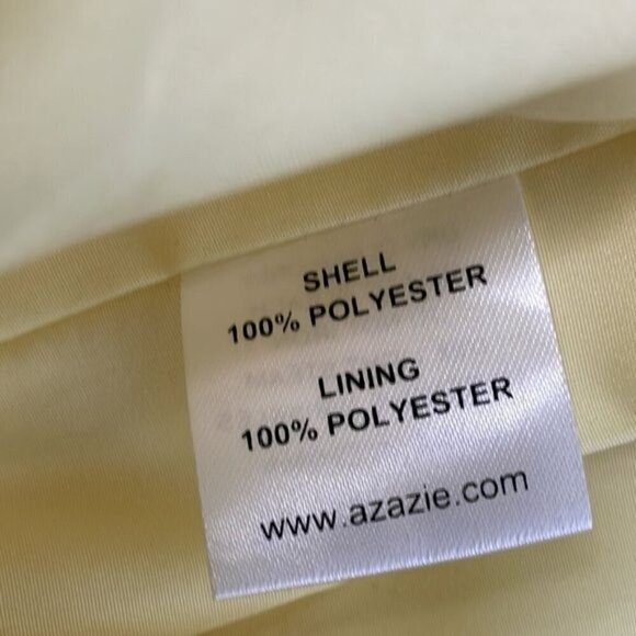 Azazie Sariah Yellow Daffodil Bridesmaid Dress One Shoulder - Picture 11 of 12